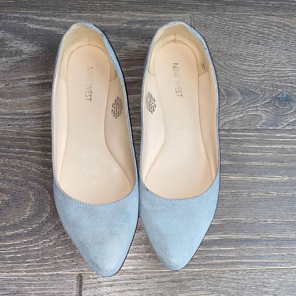 Nine West suede flats
